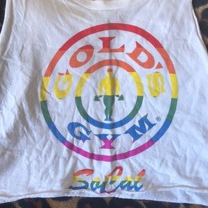 Gold’s Gym crop top tank